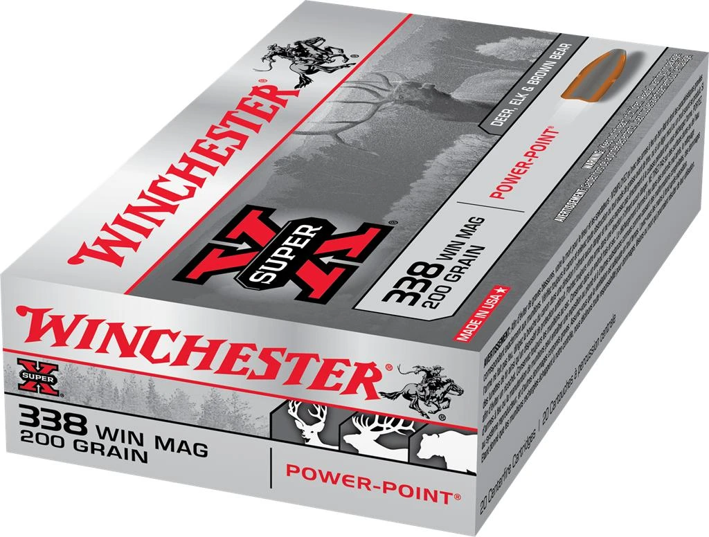 338 Win Mag 200grain Winchester Power Point
