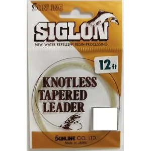 Siglon Knotless tapered Leader 12 ft