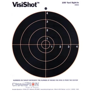 Visi-Shot 8" skive med en blink (10pk)