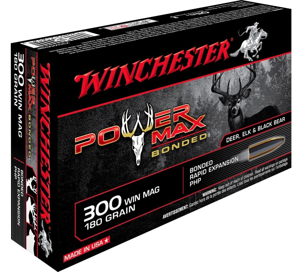 300 WinMag Winchester PowerMax 180gr