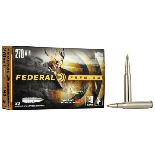 270Win 140 Federal Trophy Bonded Tip 140gr