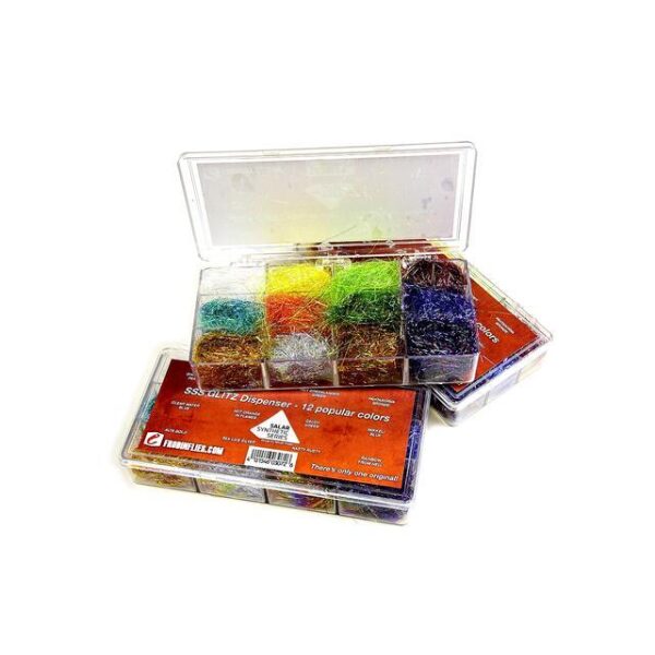 SSS Glitz Dubbing 12 Colours Dispenser