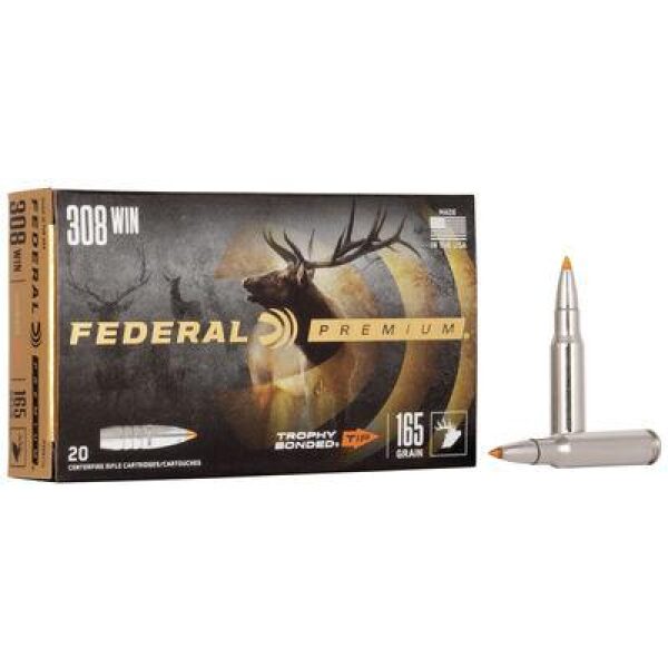 308Win Federal Trophy Bonded Tip 165gr/10,7g