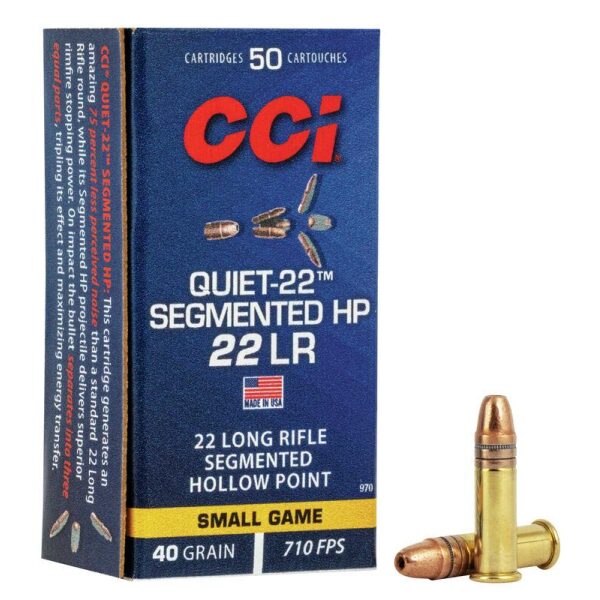 22 lr CCi Quiet Segmented HP 40gr