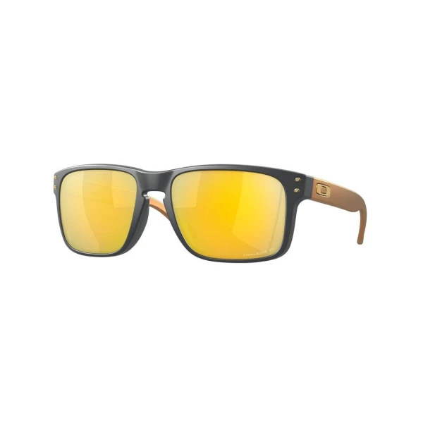 Oakley Holbrook Matte Carbon Prizm 24K Polarized