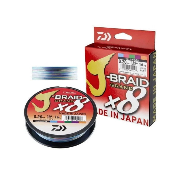 Daiwa J-Braid Grand x8 300 mtr Multicolor