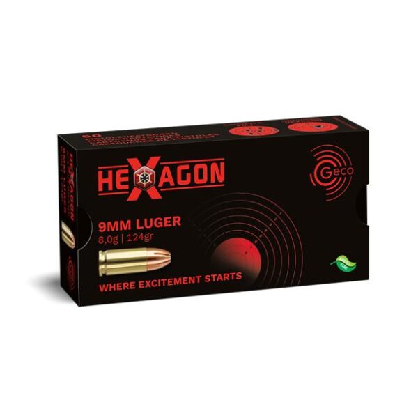 Geco Hexagon 9mm Luger 124gr