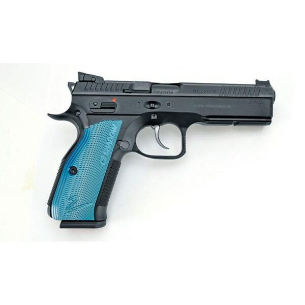 CZ Shadow 2 blå / 5 magasiner / wide safety / pakke - Bilde 2