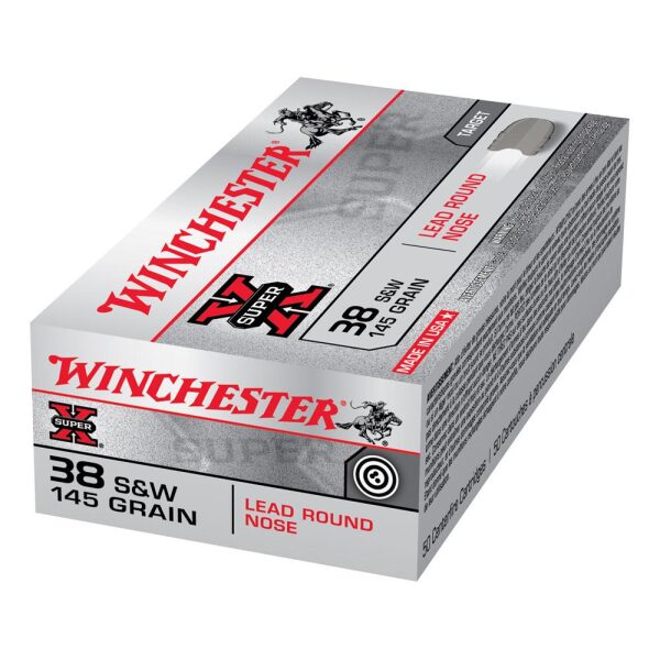 38 S&W 145 grain Lead Nose Winchester Super X