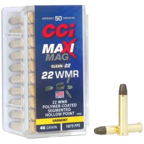 CCi 22 WMR Maxi MAG CLEAN 46gr. SHP