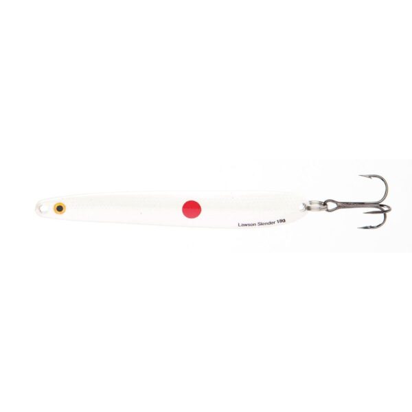 Lawson Slender 18g pearl/red dot