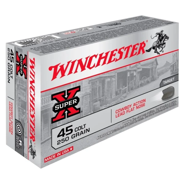 45 Colt, Winchester, SuperX Cowboy Target, 250grs