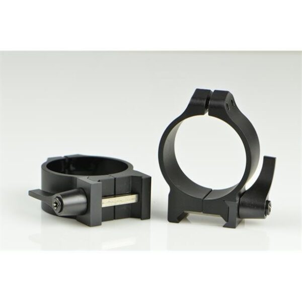 Warne Maxima Ring QD 34mm Sort/Matte lav