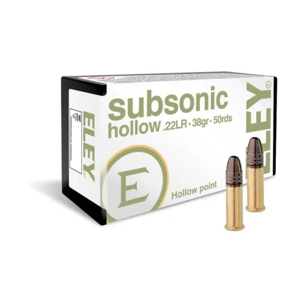 22 lr Eley Subsonic Hoolow