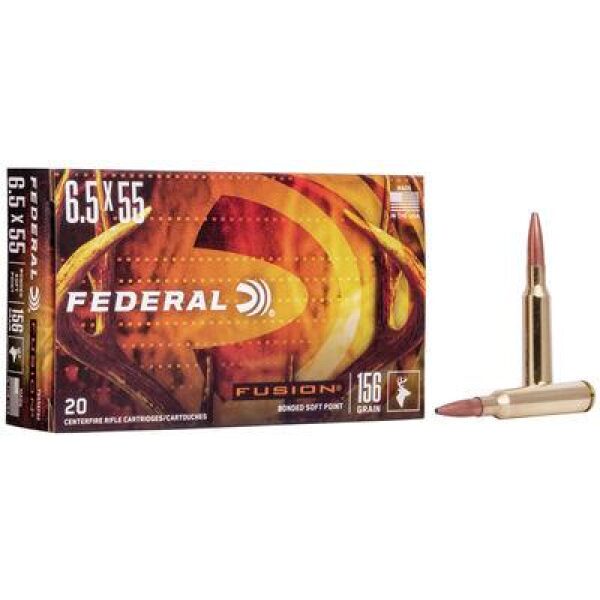 6,5x55 Federal Fusion 156grs/10,1g