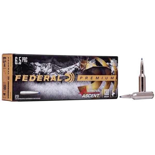 6.5 PRC Federal Terminal Ascent 130 Grain