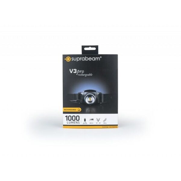 Suprabeam V3pro Rechargeable 1000lm - Bilde 2