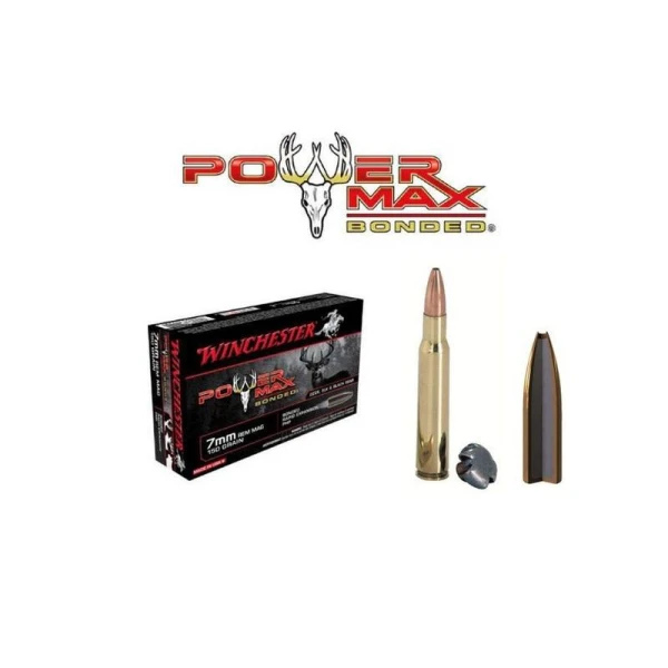 Winchester 270 wsm Power Max HP 130gr (Bonded) - Bilde 2