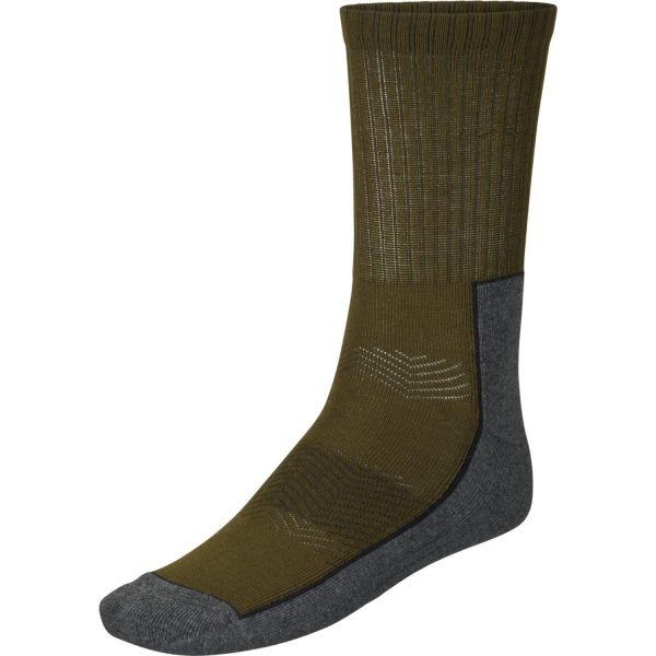 Seeland Field Sock 3pk Pine Green/Dark grey - Bilde 2