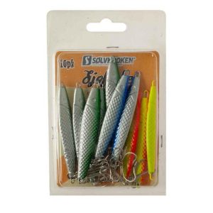 Sølvkroken Sluksett 10 Pk Sjøfiske 25/40g