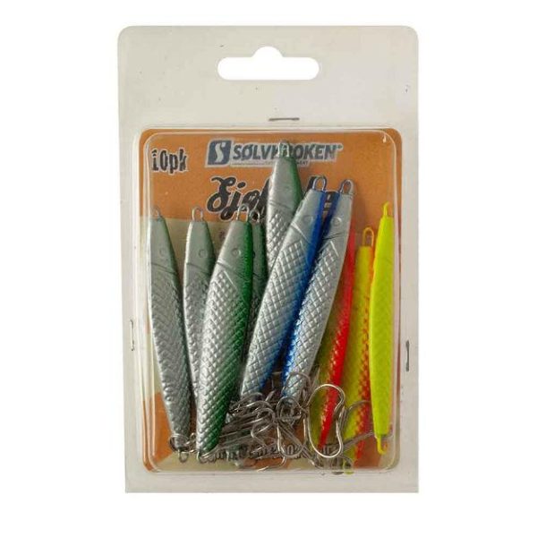 Sølvkroken Sluksett 10 Pk Sjøfiske 25/40g