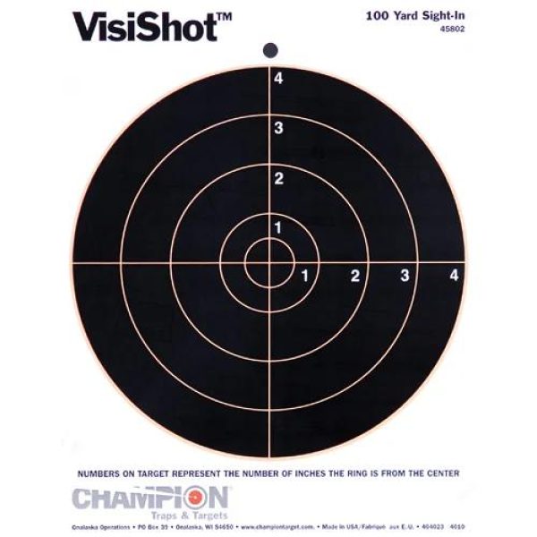 Visi-Shot 8" skive med en blink (10pk)