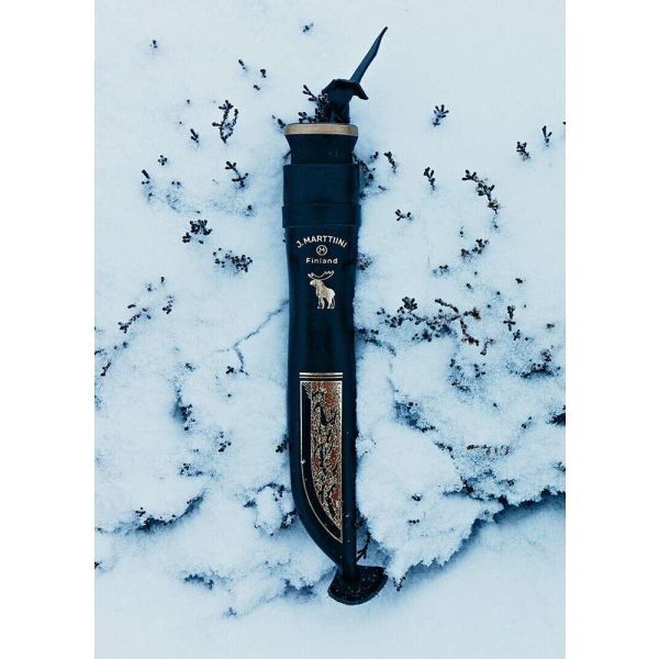 Marttiini Moose Black in wooden box - Bilde 4