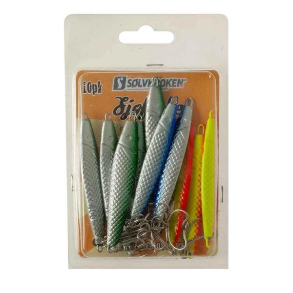 Sølvkroken Sluksett 10 Pk Sjøfiske 25/40g - Bilde 2