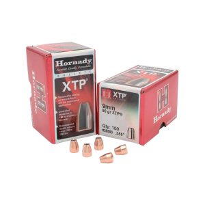 Hornady Pistol Bullets 9mm .355 90 Gr XTP 100stk