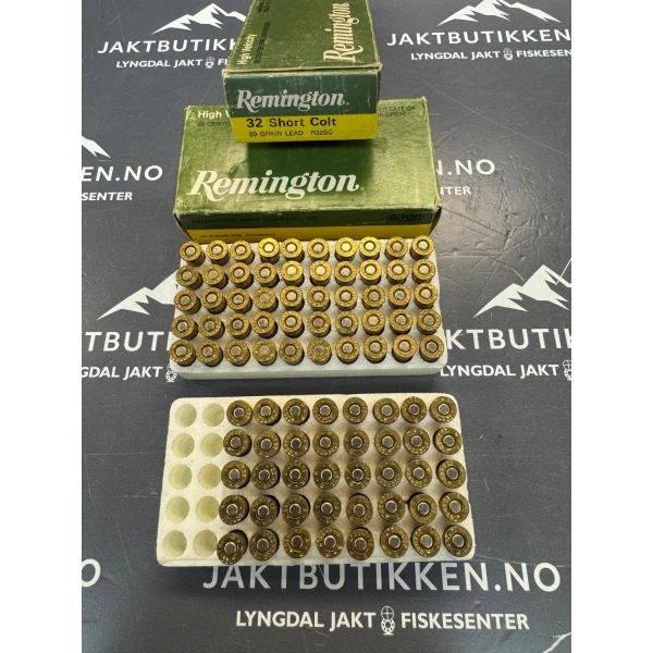 32 Short Colt Remington 80 grain lead (90 skudd)