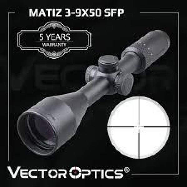 Vector Optics Matiz 3-9x50, M Opplyst Ret 4 - Bilde 3