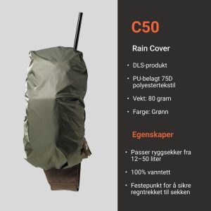 Vorn Rain cover C50 50 L