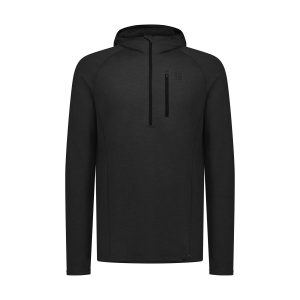 Swazi Everest Merino Hooded Shirt, Black