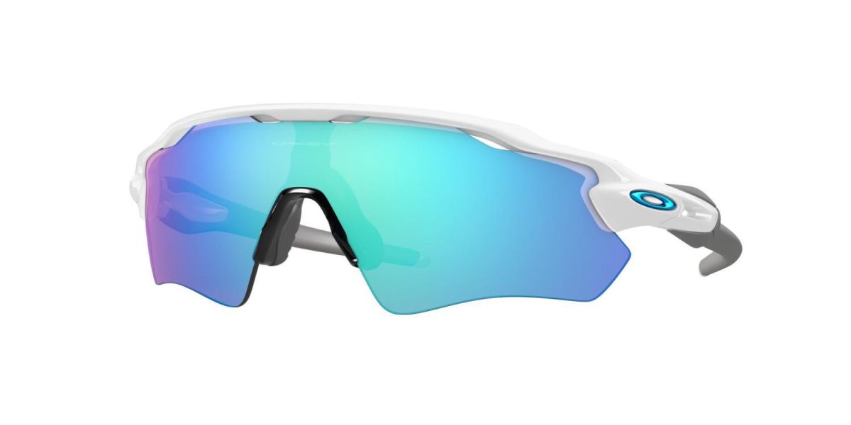 Oakley Radar EV Path Polished White Prizm Sapphire