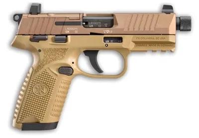 FN 502 TACTICAL 22LR 4.6" 15RD FDE 1/2"x28