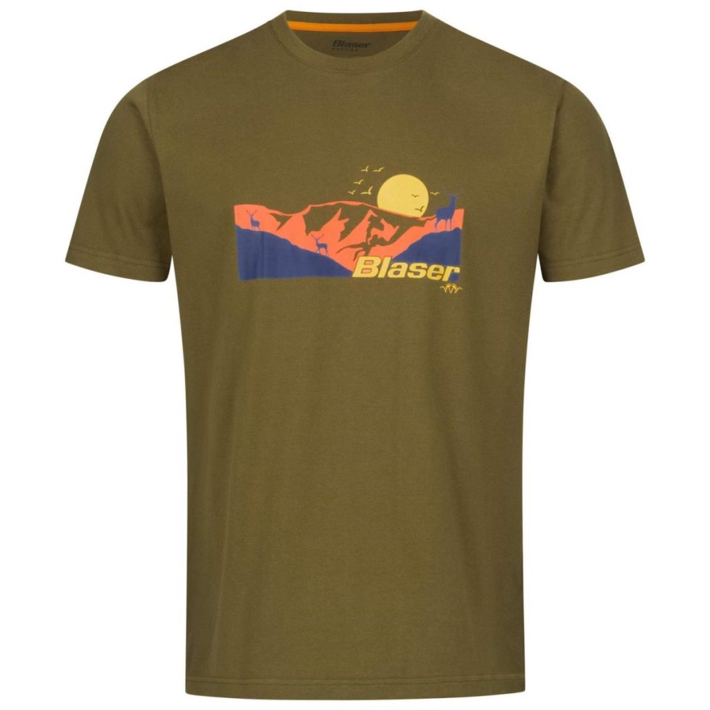 Blaser Allgäu Mountain T-Shirt Dark Olive