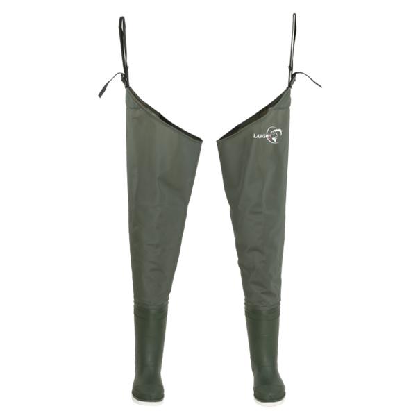 Lawson PVC Lårvadere med Filtsåler