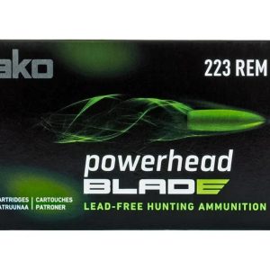 SAKO 223 Rem Powerhead BLADE 55grain SP Blyfri jaktpatron
