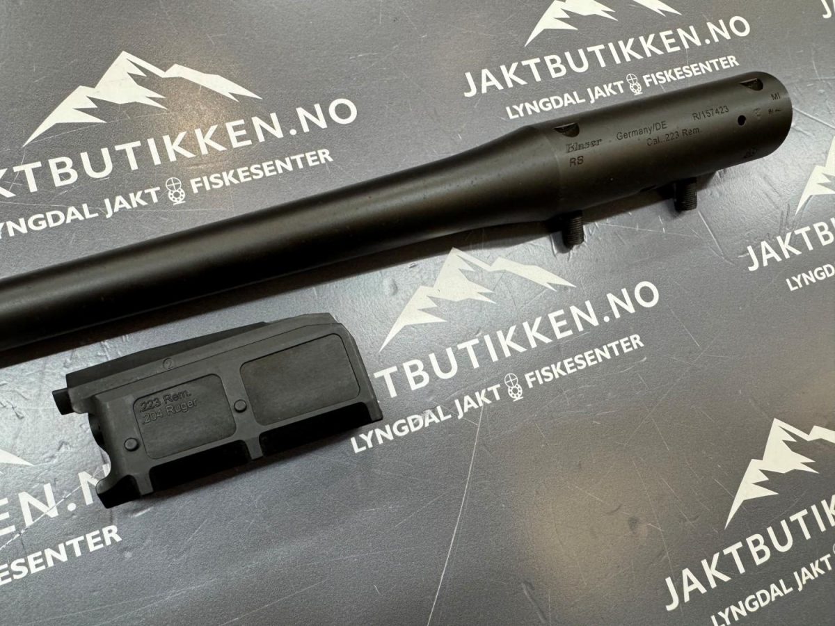 Brukt, Blaser R8 223 løp/magasin innsats/A-lock