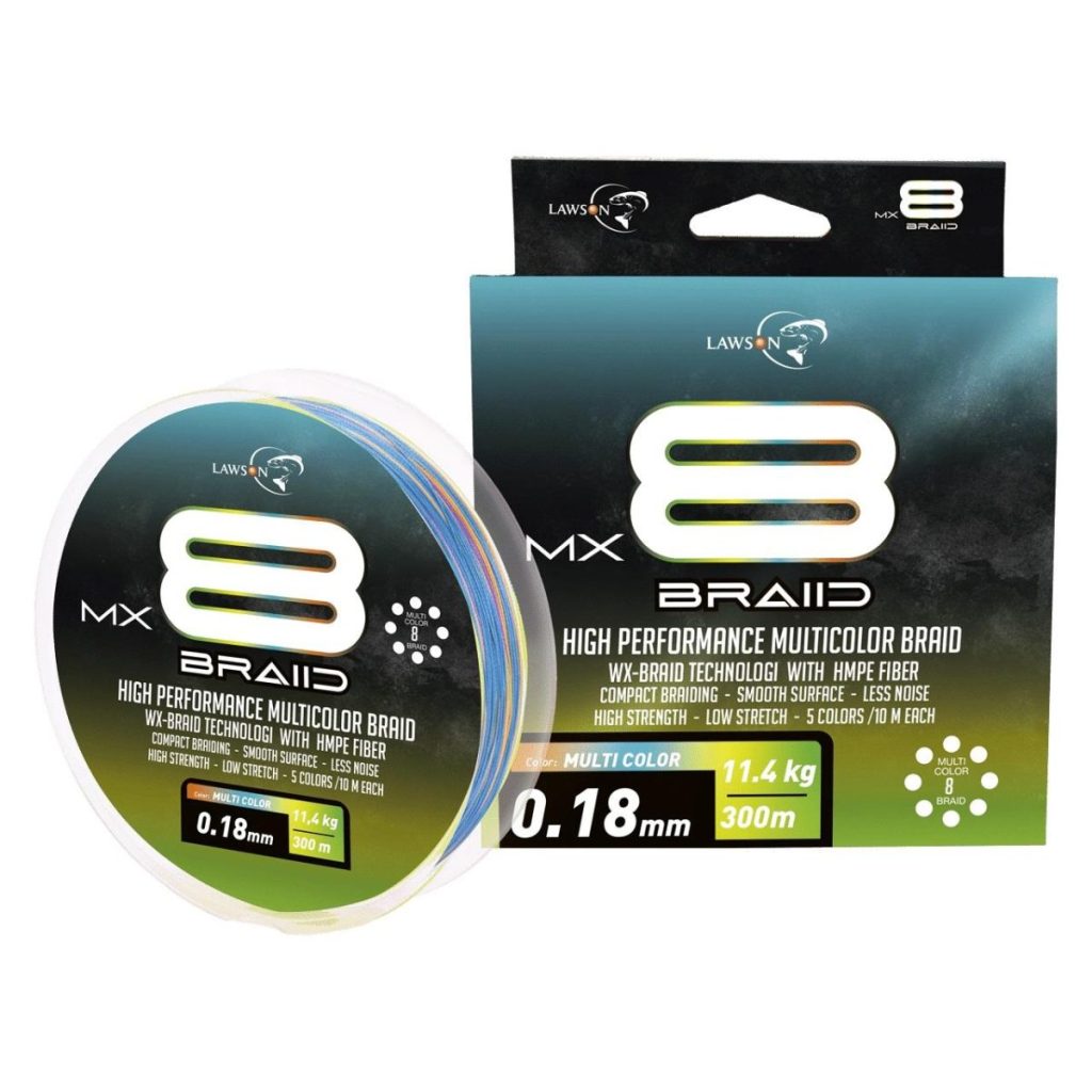 Lawson MX8 Braid Multicolor 300mtr
