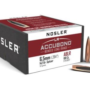 Kuler, Nosler Accubond LR 6,5mm 142grs  (100pk)