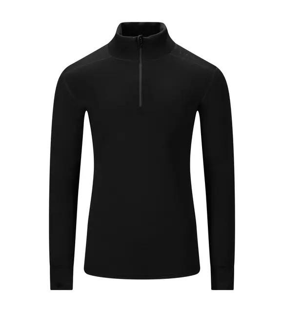 Aclima Fleecewool V2 Polo w/zip Ms Jet Black