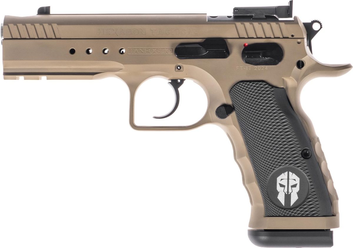 Tanfoglio Hexagon Tactical FDE Optic Ready 9x19 LF