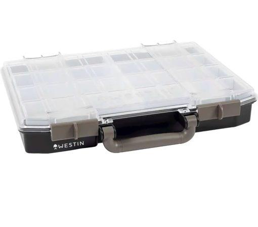 W6 Lure Vault 79x337x278 Incl. 4 inserts Black/Clear