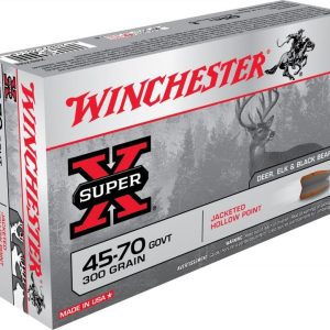 45-70 Govt, Winchester, 300grain hoollow Point.