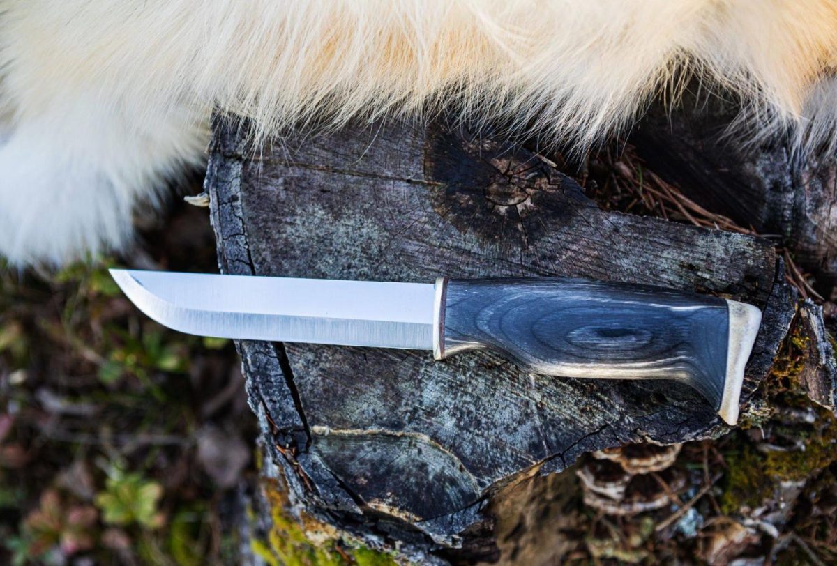 Arctic Legend Hobby kniv, sort bjørk