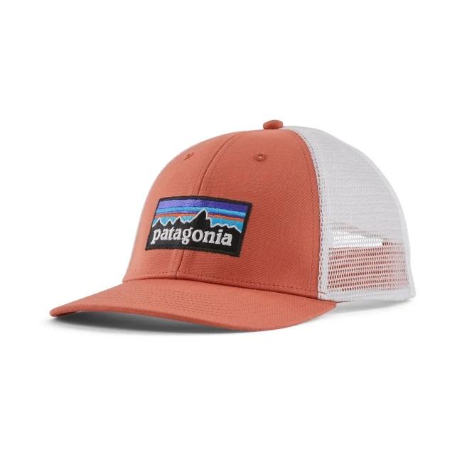 Patagonia P-6 Logo LoPro Trucker Hat Quartz Coral OS