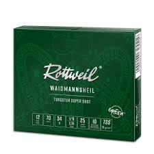 Rottweil Waidmannsheil Tungsten TSS 12/70 34G Nr 8 10pk
