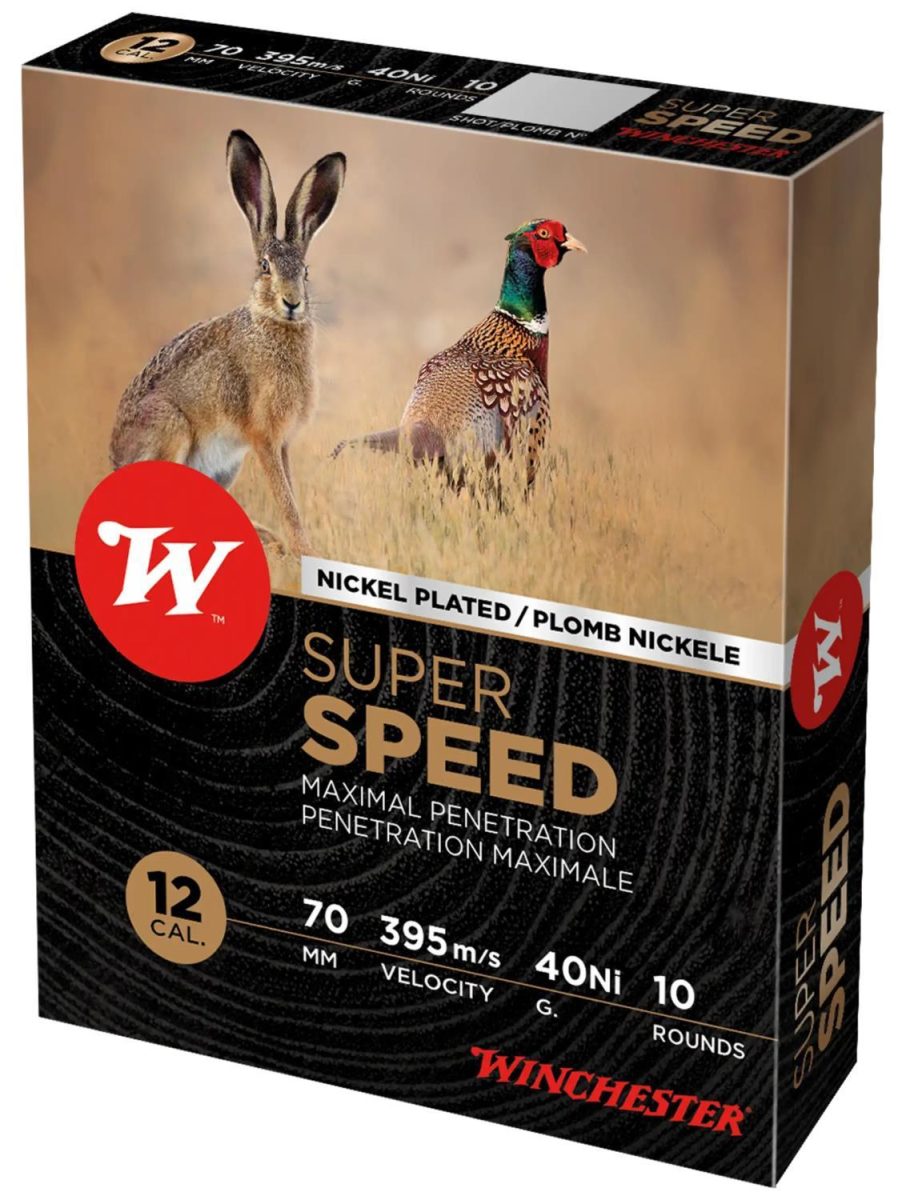 12/70 40 gram Ni (Nickel belagt bly) Winchester super Speed