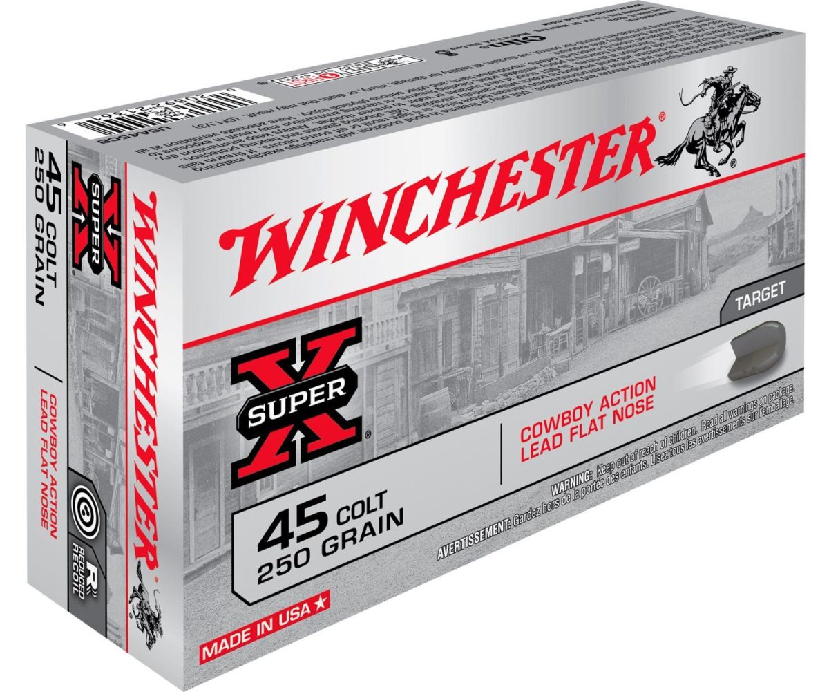 Winchester 45 Colt Cowboy 250g Lead 50 stk